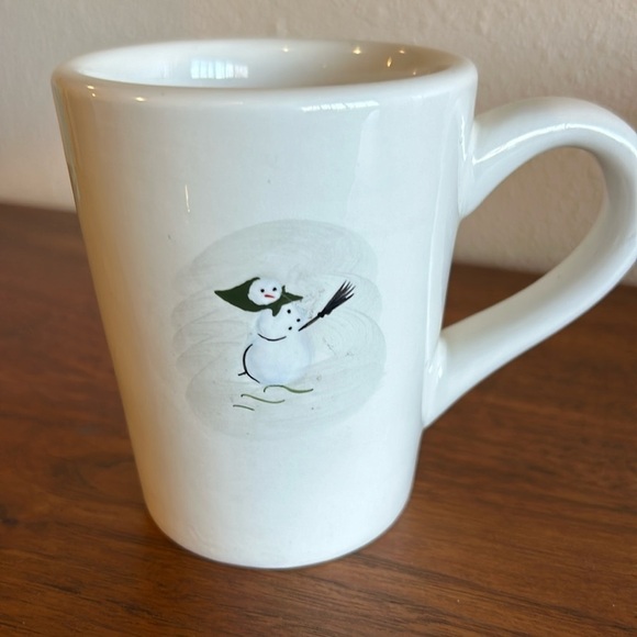 Williams-Sonoma Holiday Snowman Mugs Set of 4 - Picture 1 of 8